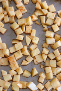 Organic Baked Cubed Fries Uncooked