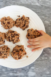 Organic Gluten Free Chocolate Chip Cookies using Almond Pulp Cookie Monster