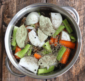 Organic Homemade Bone Broth Prep