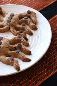 Organic Halloween Chocolate Chio Spider Cookies